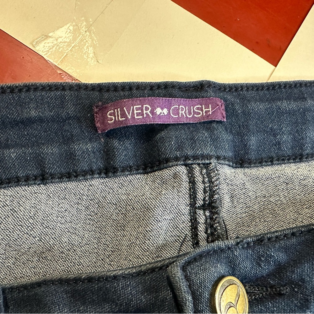 Silver Crush Denim shorts